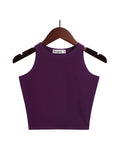 Wenkouban-Fashion 2025 New Women Sexy Cotton Crop Top Crop Bustier Multicolor Sleeveless Cropped Blusas Vest Tank Top Camisole 14 Colors