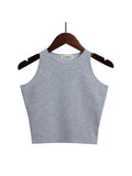 Wenkouban-Fashion 2025 New Women Sexy Cotton Crop Top Crop Bustier Multicolor Sleeveless Cropped Blusas Vest Tank Top Camisole 14 Colors