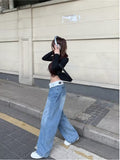 Wenkouban Autumn New Products Jeans Women Clothes For Teenagers Y2k Aesthetic Clothing Vintage Harajuku Women's Slacks Fashion Baggy Pants