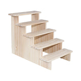 Wenkouban Christmas gift Wood Display Riser Wood Display Riser Stand for Dessert Figurines Conutertop Jewelry Display Riser Shelf Candy Figures Buffets
