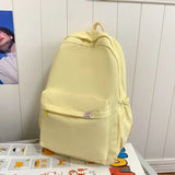 Wenkouban-New Waterproof Nylon Women Backpack Female Travel Bag Backpacks Schoolbag for Teenage Girls Solid Color Bookbag Mochila Bookbag