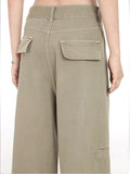 Wenkouban Genuine Spring And Autumn Jeans Fashionable, Relaxed, Loose, Slim, Versatile Wide Leg Pants For Women's Jeans