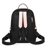 Wenkouban-Contrast Color Backpack for Women Large Capacity School Bags for Teenager Waterproof Oxford Travel Rucksack Girls Knapsack Bolsa