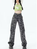 Wenkouban New Jeans Women Clothes for Teenagers Y2k Fashion Women's Slacks Aesthetic Clothing Flare Autumn Products Vintage Harajuku