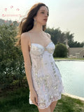 Wenkouban-Christmas Thanksgiving Gift New Year's Eve Dress party look inspos back to school dress  For Love And Lemons Opal Mini Dress