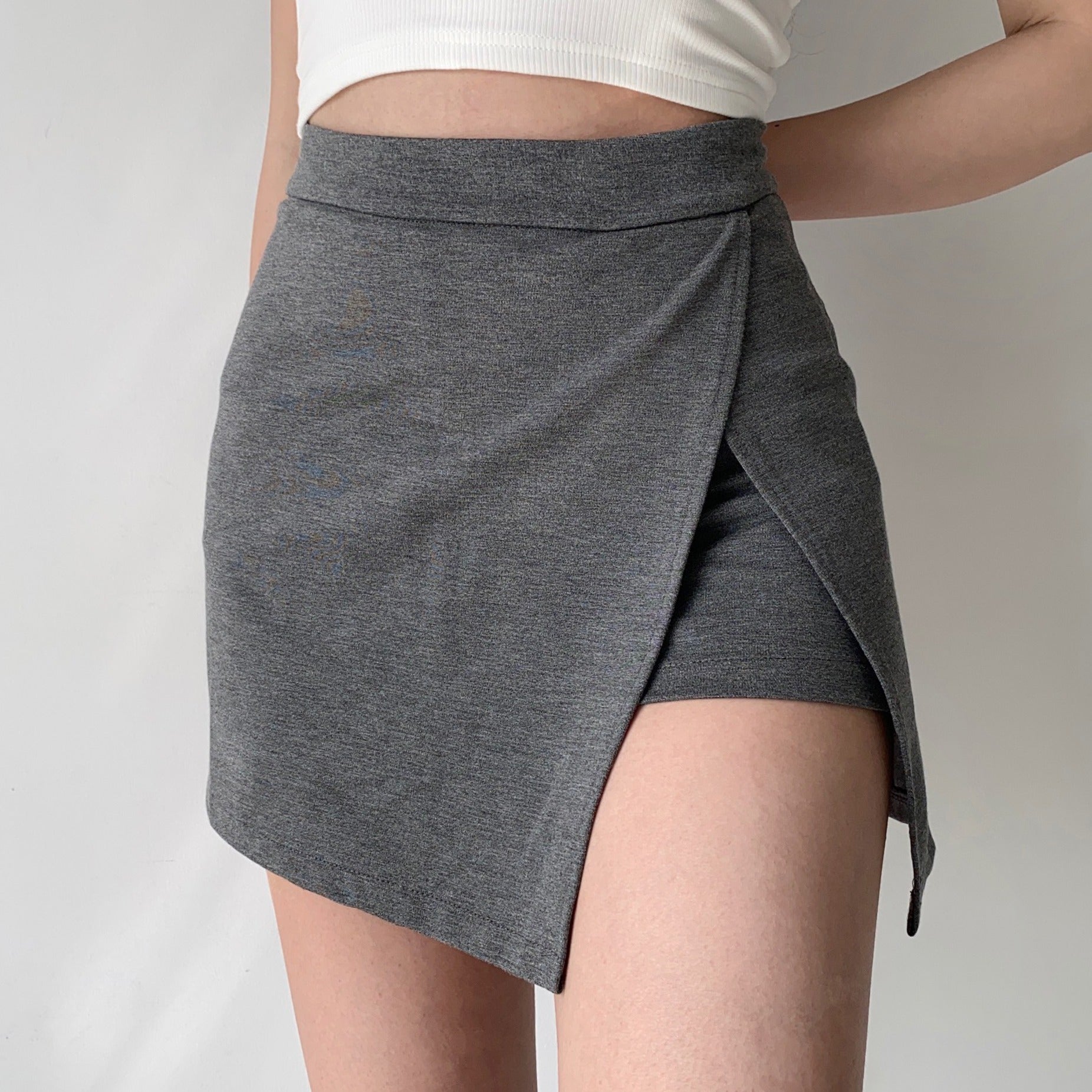 Wenkouban - Culottes Slit Skirt