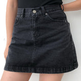 Wenkouban - Vintage Denim Skirt