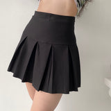Wenkouban - College Style Tennis Skirt