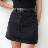 Wenkouban - Vintage Denim Skirt