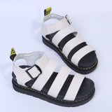 Wenkouban - White Casual Patchwork Solid Color Round Comfortable Out Door Shoes