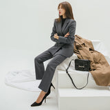 Graduation gift Women's Spring Autumn Casual Blazer Pants Suits Office Ladies Business Elegant Two-Piece Set Female Fashion Workwear Outfits