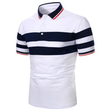 Wenkouban   Men Polo Men Shirt Short Sleeve Polo Shirt Contrast Color Polo New Clothing Summer Streetwear Casual Fashion Men Tops