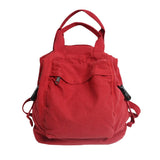 Wenkouban School Bag Student Shoulders Large Capacity Khaki Backpack Fashion Canvas Backpacks Female College Teen Computer Bag Mochila