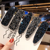 Wenkouban Women Hairpins Jewelry Accessories for Girls Fashion Long Water Drop Rectangle Hair Clip Pins Ornaments Korean Clamp Headwear