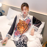 Wenkouban Women's Pajamas Set V Neck Cotton Yarn Sleepwear Breathable Light Nightie Shirt Style Leisure Home Clothes Nightwear