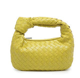 Wenkouban Bake To School Women Fashion Famous Luxury Handbags Ladies Bags Ladies One-Shoulder Woven Handbags