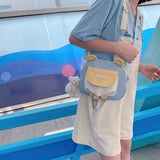Wenkouban Japanese Style Lovely Small Bag Women Cartoon Bear Ears Nylon Bag Student Girl Crossbody Bags For Women Bolsa Mujer Shoulder Bag