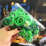 Wenkouban 1 Set Women Hair Accessories Elastic Ponytail Holder Rubber Coil Bands Kids Simulated Pearl Barrettes for Girls Hair Clip 2022