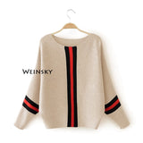 Christmas Gift Weinsky Casual Style Women Knitted Sweater And Pullovers Full Sleeve Ladies Fashion Sweaters Female Winter And Autumn