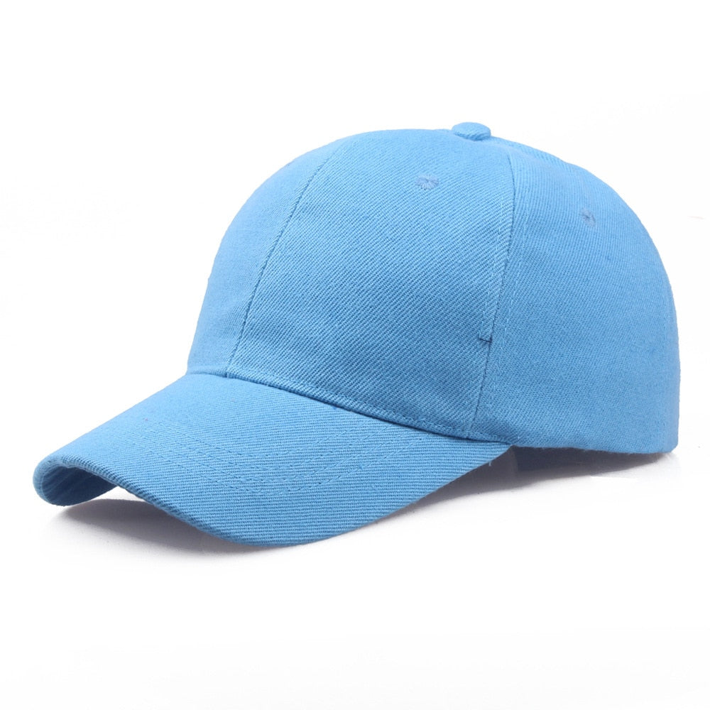 Black Cap Solid Color Baseball Cap Snapback Caps Casquette Hats Fitted Casual Gorras Hip Hop Dad Hats For Men Women Unisex