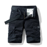 Wenkouban 2023 New Spring Summer Men Cargo Shorts Cotton Relaxed Fit Breeches Bermuda Casual Short Pants Clothing Social Cargo Short Men