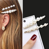 Wenkouban 6PCS Fashion Pearls Flower Chinese Hair Clips Pins For Girls Headwear Sweet Hairpins Hair Accessories Women 2022