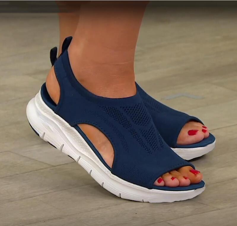 Wenkouban Plus Size Women's Shoes Summer 2023 Comfort Casual Sport Sandals Women Beach Wedge Sandals Women Platform Sandals Roman Sandals