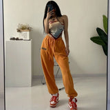 Wenkouban New Jogging Sweatpants Women Hippie Harajuku Streetwear Oversize Y2K Pants Print Baggy Wide Leg Pants Of Female 2023