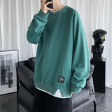 Wenkouban New Autumn Essentials Sweatshirts Men's High-quality Trendy Hoodie Solid Colors Brand Japanese Streetwear Couple Pullovers