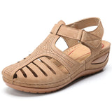 Wenkouban 2023 Women Sandals New Summer Shoes Woman Plus Size 44 Heels Sandals For Wedges Chaussure Femme Casual Gladiator Platform Shoes Talon