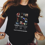 Wenkouban Women Tshirt Camisas Mujer Plus Size Aesthetic Graphic Supernatural T Shirt Tops Tees15 Years Of Supernatural 2005 Print