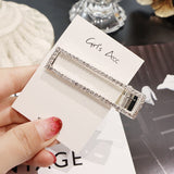 Wenkouban Korean Crystal Hairpins Women Hair Jewelry Fashion Simulation Pearl Gold Barrettes Clips Pins Wedding Bridal Tiara Accessories