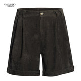Wenkouban Shorts Women High Waist Vintage Boyfriend Style Women Shorts 2024 Casual Solid Women Shorts Streetwear Ladies Shorts Classic