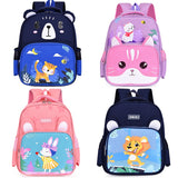 Wenkouban School Bags For Girls Cute Kawaii Bag Children Backpack Large-Capacity Boys Backpack Kids Schoolbag Cat Tiger Lion Animal Bags