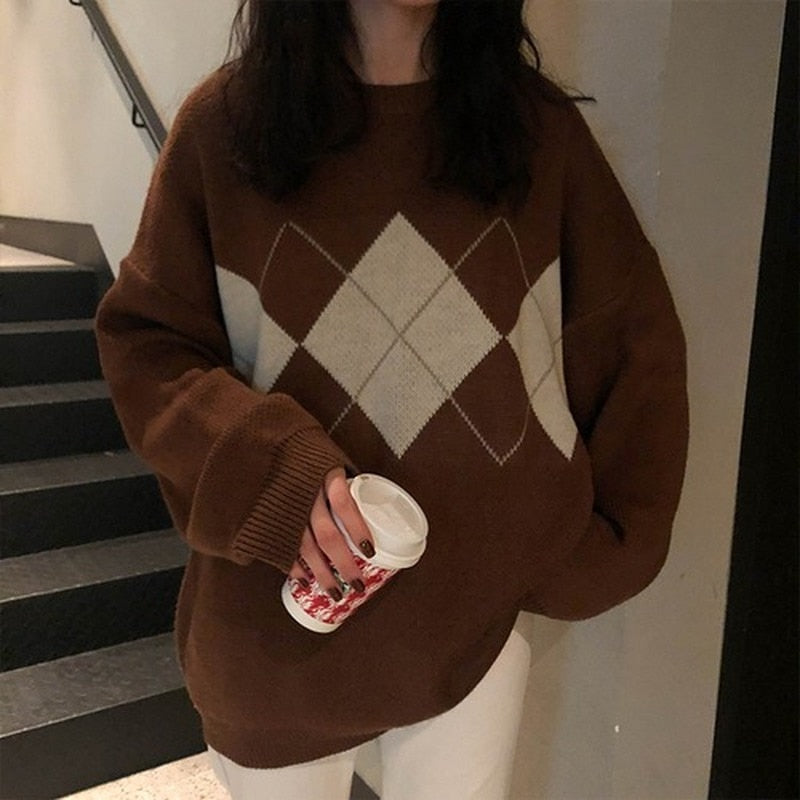 Woman Sweaters Knitted Oversize Sweater Women Winter Tops Female Pullover Knit Femme Chandails Jersey Mujer