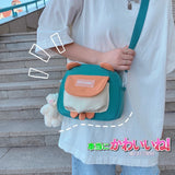 Wenkouban Japanese Style Lovely Small Bag Women Cartoon Bear Ears Nylon Bag Student Girl Crossbody Bags For Women Bolsa Mujer Shoulder Bag