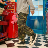 Wenkouban Back To School  Cargo Pants Men Hip Hop Camouflage Pants Hippie Fashion Camouflage Clothing Streetwear Joggers Casual Trousers Men