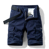 Wenkouban 2023 New Spring Summer Men Cargo Shorts Cotton Relaxed Fit Breeches Bermuda Casual Short Pants Clothing Social Cargo Short Men