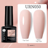 Wenkouban  7.5Ml Pink Nude White Colors Gel Varnish Semi Permanent Soak Off UV Gel Nail Polish Hybrid Varnish Nails Art Manicure