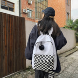 BACK TO SCHOOL  Fashion Girls Plaid Backpack Waterproof Leisure Shoulder Bag Women Laptop Mochila Bookbag Travel Rucksack for Female