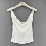 Graduation Gifts  2022 Korea New Women's Slim And Sexy Chest Short Tank Vest Top Summer Hot Sexy Sweet Girl Female Gothic Boho TR9F