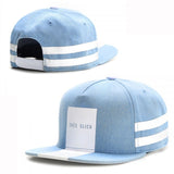PANGKB Brand TRÈS SLICK CAP light blue truck driver cap black snapback hat for men women adult outdoor casual sun baseball cap