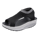 Wenkouban Plus Size Sandals Women 2023 Fashion Casual Platform Sandals Women Shoes Comfort Summer Soft Sport Sandals Breathable Sneakers