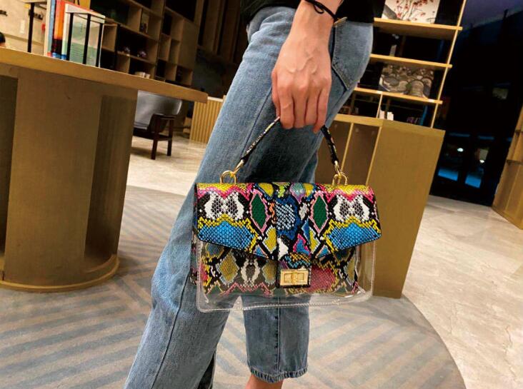 Wenkouban Bake To School WHOSONG Transparent PVC 2023 Luxury Goods New INS Hot Multi Colors Unique Handbags Female Ladies Party Bags Women