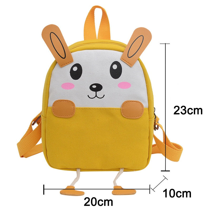 Wenkouban Kids Backpack Cartoon Kindergarten Schoolbag Toddler Boy Backpack Canvas School Bags For Girls Backpack Children School Bag 2-5Y