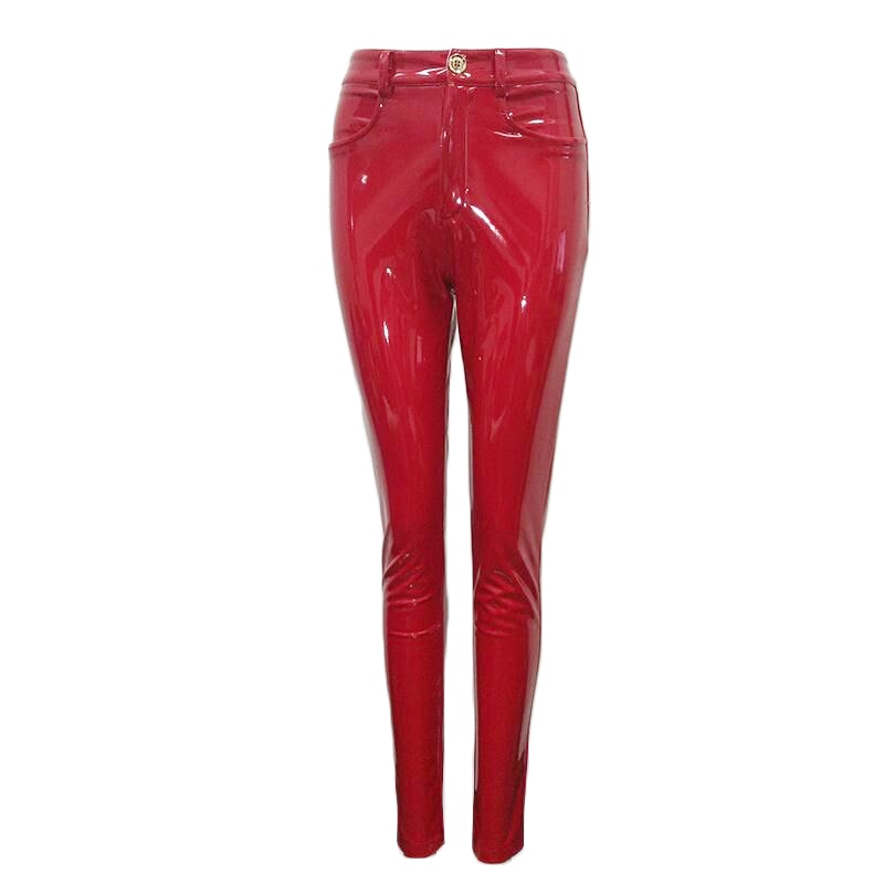 Wenkouban 2023 Full Length Pantalon Femme Women Pants High Quality Ladies Pants Bodycon Pants PU Leather Pants Women Trousers