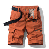 Wenkouban 2023 New Spring Summer Men Cargo Shorts Cotton Relaxed Fit Breeches Bermuda Casual Short Pants Clothing Social Cargo Short Men