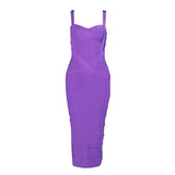 Summer Elegant Dresses Sexy Bandage Dresses Women Sleeveless Spagheti Strap Bodycon Celebrity Evening Party Dress Vestidos