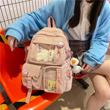 Back To School Cute Women Large Capacity Backpack Female Japanese High Schoolbag College Lady Laptop Backpacks Kawaii Girl Travel Book Bags