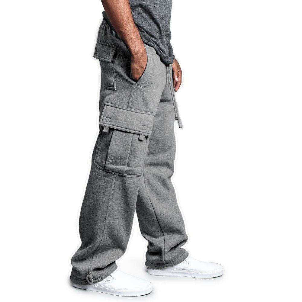 Wenkouban Mens Vintage Hip Hop Style Baggy Jeans Men's Sportswear Joggers Fitness Training Cargo Sweatpants Loose Elastic Waist Brand Trousers Cotton Breathable Muscle Men Pants